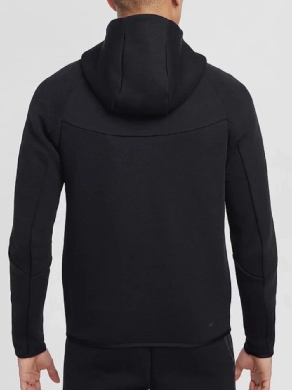 Nike Sportswear Tech Fleece Full Zip Jacket Hoodie Black HV0949-010 Men XL-2XL - Picture 15 of 16